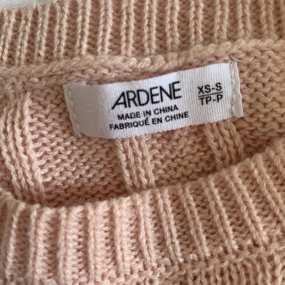 pink knit sweater from ardene BNWOT - Picture 3 of 3
